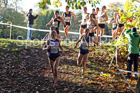 Senior womens National Cross Country Relay, Berry Hill Park, Mansfield. Photo:  David T. Hewitson/Sports for All Pics
